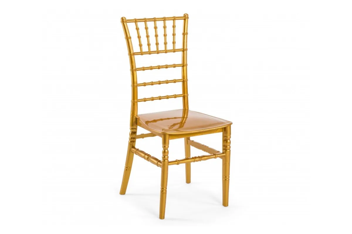 Location Chaise Chiavari Dorée – Mariage Luxe La Réunion